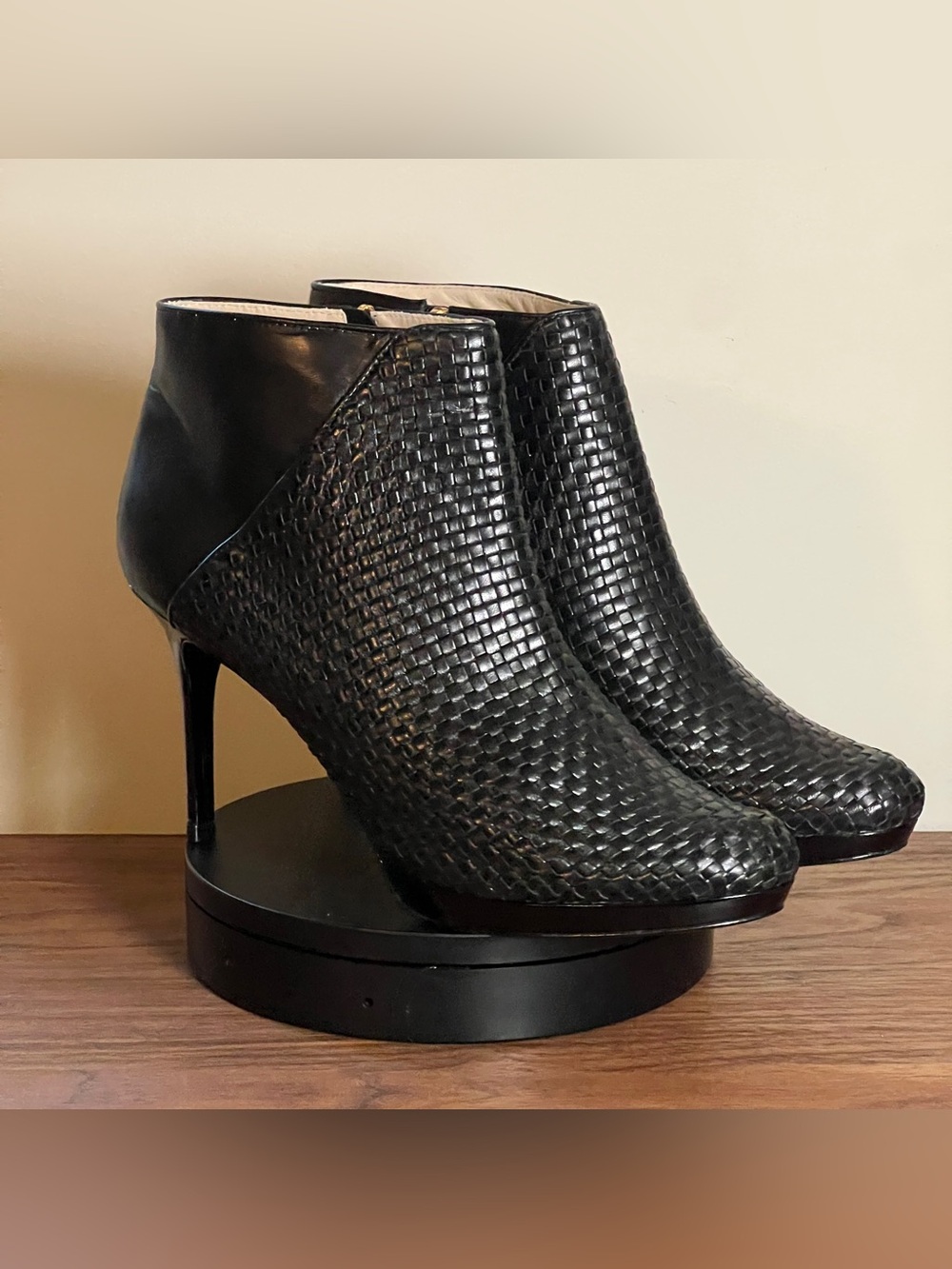 Zofie Beatriz High Heel Booties - Leather Upper and Lining - US 12
